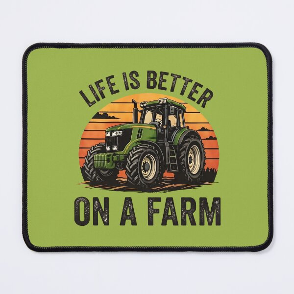 Item preview, Life Is Better On A Farm. Vintage Tractor Sunset. designed and sold by MyHappyArtShop.
