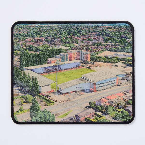 Item preview, Wrexham Racecourse Ground Stadium Artwork designed and sold by ArtworkNorth.