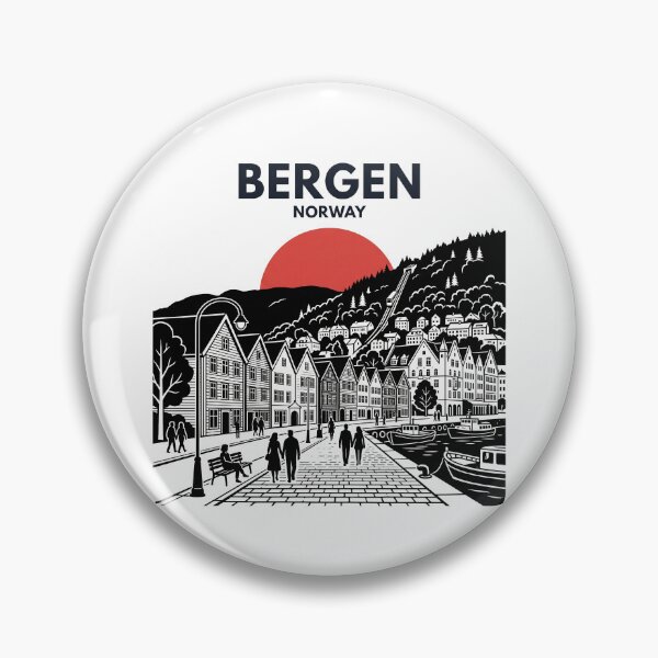 Artikelvorschau, Bergen, Norwegen entworfen und verkauft von OzzFrequency.