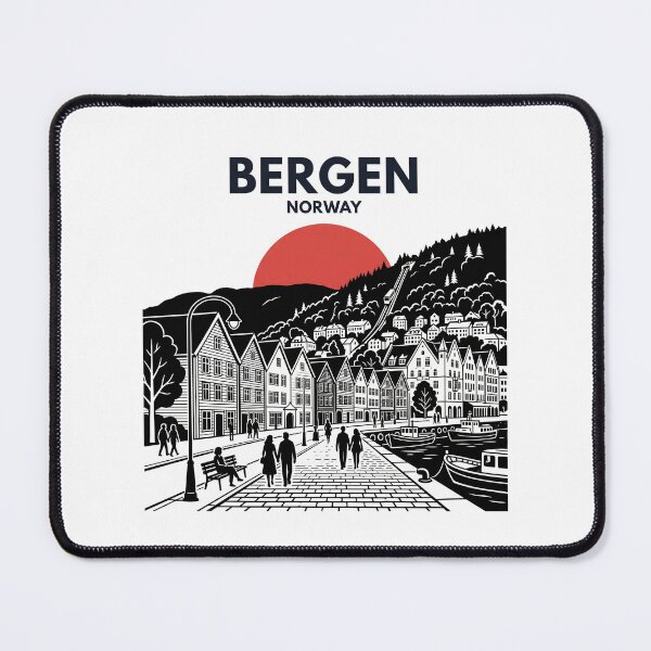 Item preview, Bergen Norway designed and sold by OzzFrequency.