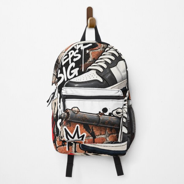 Item preview, Small Steps Big Changes – Black & White Street Sneakers designed and sold by TinyWeird.