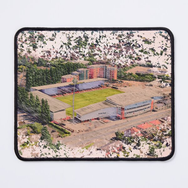 Item preview, Wrexham Racecourse Ground Stadium Artwork designed and sold by ArtworkNorth.