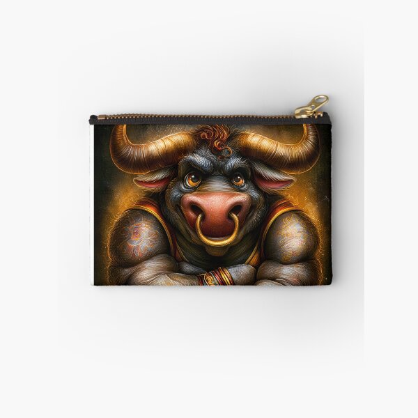 Item preview, Mighty Bull Character with Tattoos and Attitude designed and sold by Artessie.