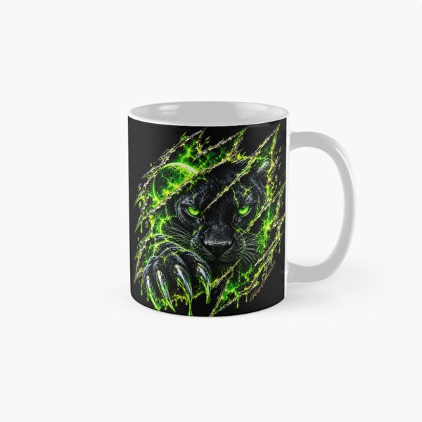 Item preview, Toxic Neon Panther Galaxy Claw - Radioactive Wild Soul Art designed and sold by KingofHearts25.