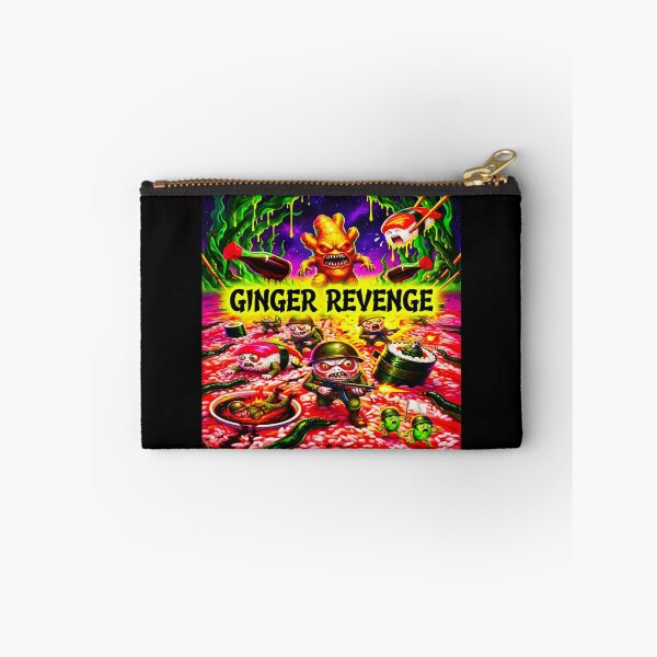Item preview, Ginger Revenge - Unhinged Acid Trip Sushi War Art designed and sold by OmniaGlobal.