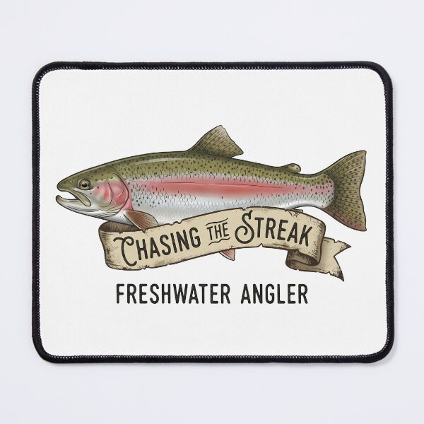 Item preview, Vintage Chasing The Streak Rainbow Trout Graphic designed and sold by NobleCast .