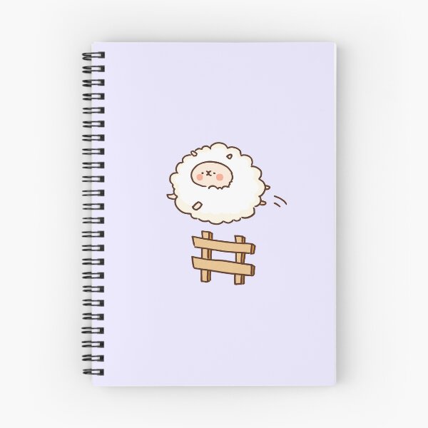 Item preview, Sheep Jumping Over a Wooden Fence designed and sold by Chunu Doodles.