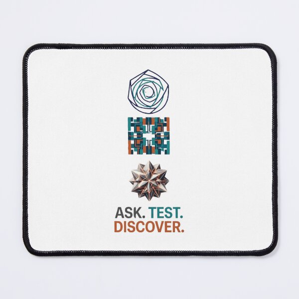 Item preview, Ask Test Discover Scientific Research Scientist STEM Design designed and sold by Amr Darwish Graphic designer.