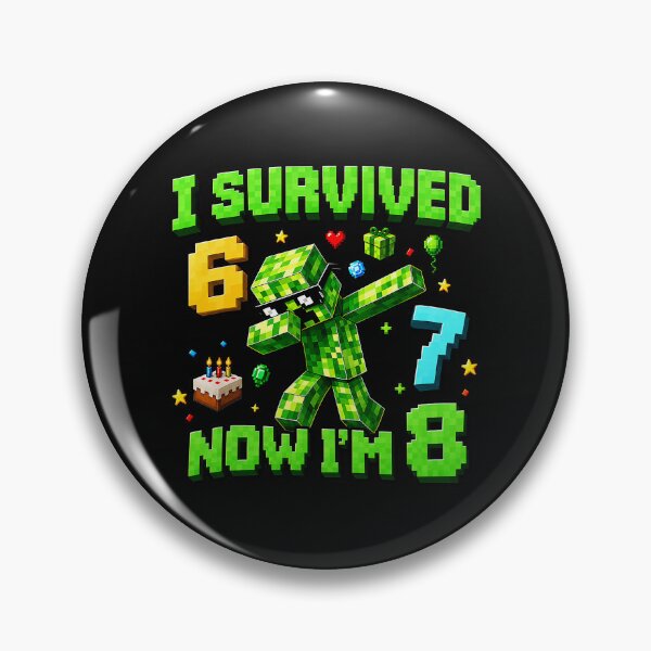 Item preview, I Survived 6 7 Now I'm 8 Gaming Gamer Birthday designed and sold by khdmalakarak.