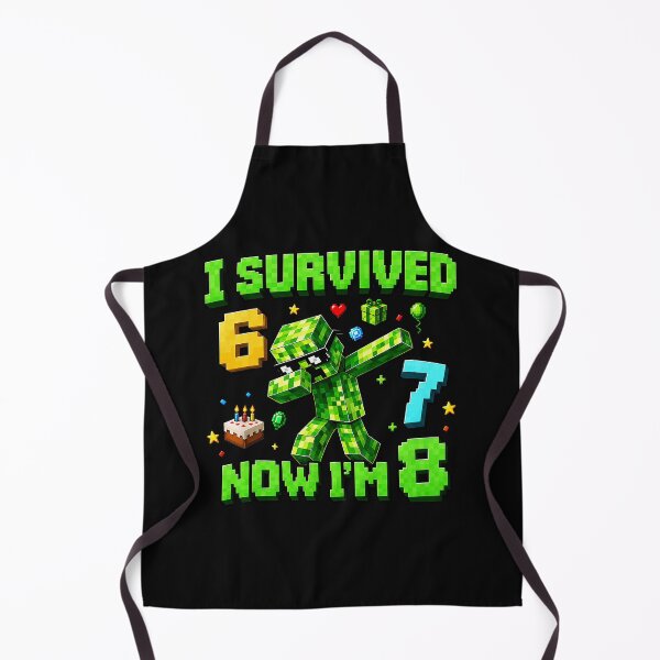 Item preview, I Survived 6 7 Now I'm 8 Gaming Gamer Birthday designed and sold by khdmalakarak.