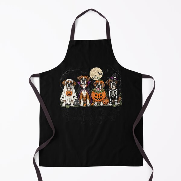 Item preview, Boxers Because People are Creepy Halloween Dogs Costume designed and sold by leevekaArt.