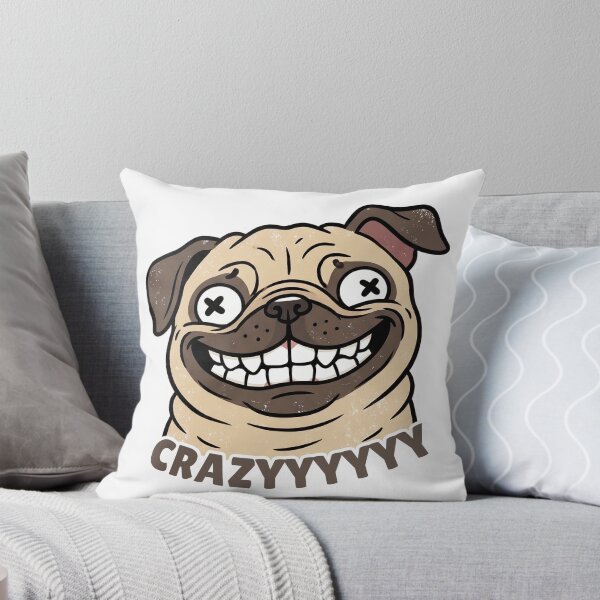 Item preview, Crazy Pug Face Funny Dog Lover Gift Cute Pug  designed and sold by BellabdO.