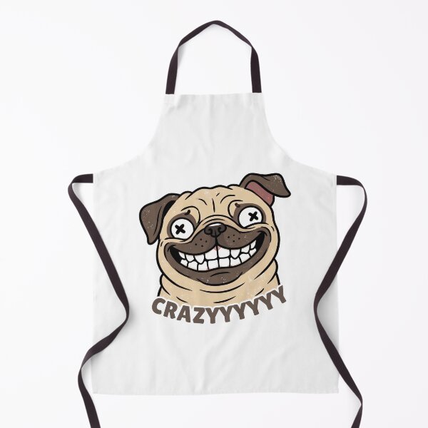 Item preview, Crazy Pug Face Funny Dog Lover Gift Cute Pug  designed and sold by BellabdO.