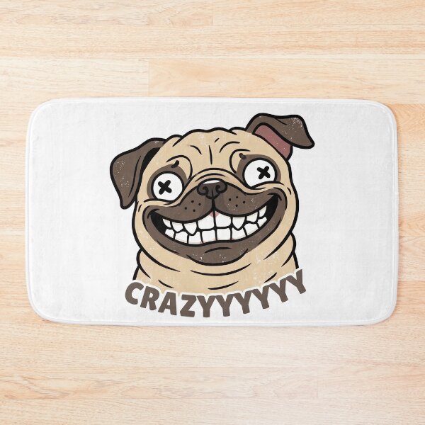 Item preview, Crazy Pug Face Funny Dog Lover Gift Cute Pug  designed and sold by BellabdO.