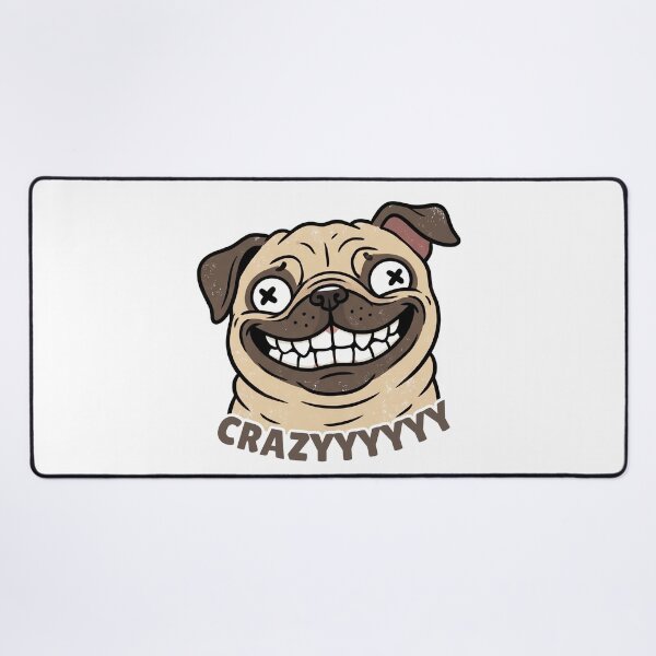 Item preview, Crazy Pug Face Funny Dog Lover Gift Cute Pug designed and sold by BellabdO.