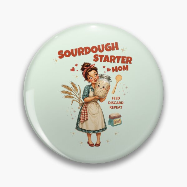 Item preview, Sourdough Starter Mom Funny Baking Bread Lover Sticker designed and sold by KaBaRen.
