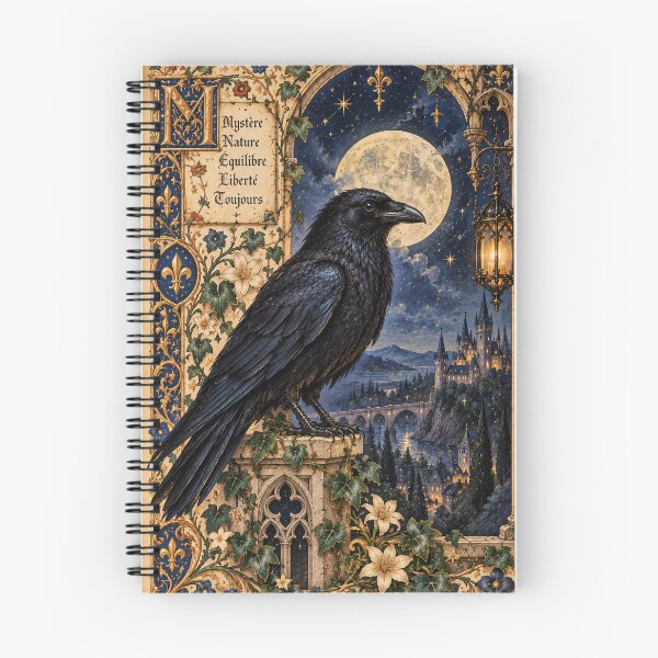 Item preview, The raven of the ebony moon designed and sold by PIERRES&MAILLESDesign.