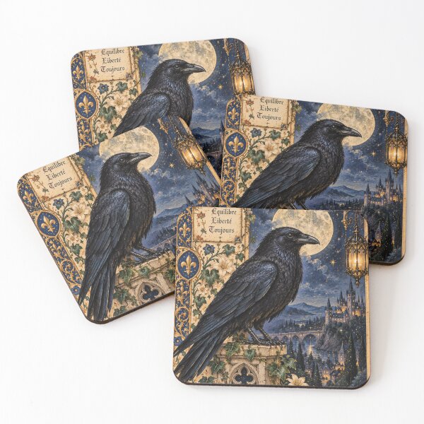 Item preview, The raven of the ebony moon designed and sold by PIERREetMAILLES.