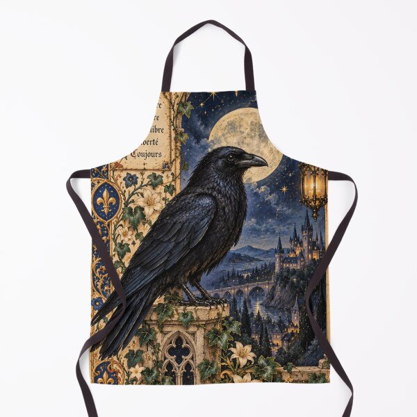 Aperçu de l'œuvre Le corbeau de la lune d’ébène créée et vendue par PIERREetMAILLES.