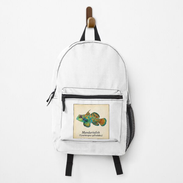 Item preview, Green Mandarin Goby Watercolor Reef Art Print designed and sold by KenworksDigital.