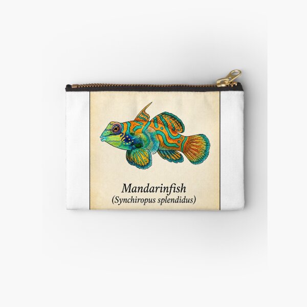 Item preview, Green Mandarin Goby Watercolor Reef Art Print designed and sold by KenworksDigital.