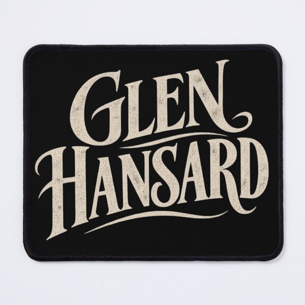 Item preview, Vintage Glen Hansard Typography Text Art designed and sold by Numair  Baig.
