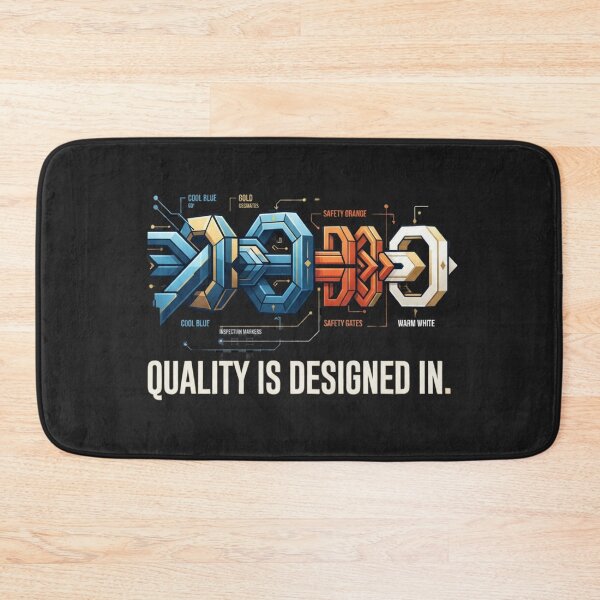 Item preview, Quality Is Designed In Manufacturing Quality Engineering Design designed and sold by Amr Darwish Graphic designer.
