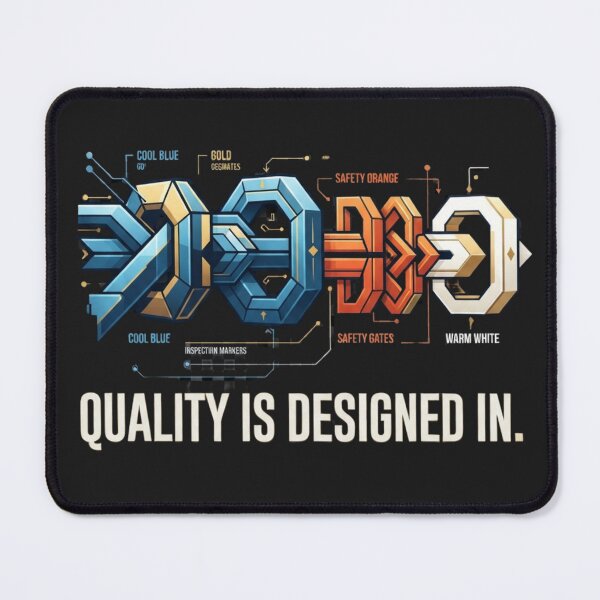 Item preview, Quality Is Designed In Manufacturing Quality Engineering Design designed and sold by Amr Darwish Graphic designer.
