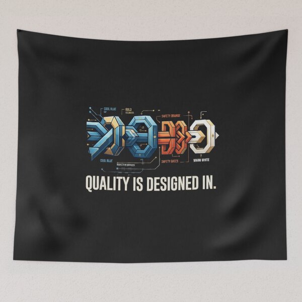 Item preview, Quality Is Designed In Manufacturing Quality Engineering Design designed and sold by Amr Darwish Graphic designer.