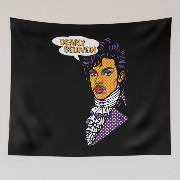 Item preview, Pop-Art Purple Pop Star  Dearly Beloved designed and sold by ChesterStreich.