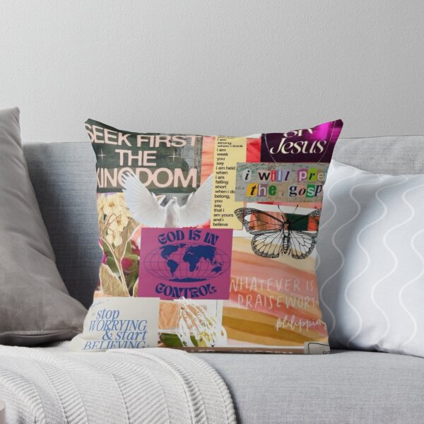 Item preview, Christian Faith Collage – Jesus, Seek First the Kingdom, Called & Chosen designed and sold by EatPrayLive.