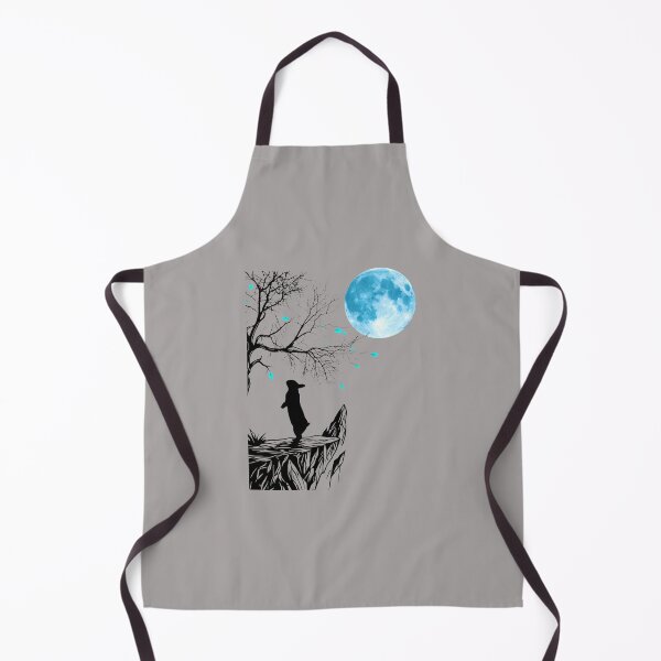 Item preview, Blue Moon Rabbit Silhouette Standing Tall-87 designed and sold by JohannaAbsh8.