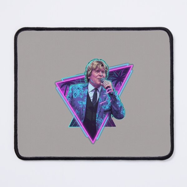 Item preview, Blue Patterned Suit Singer Microphone Portrait-5 designed and sold by JohannaAbsh8.