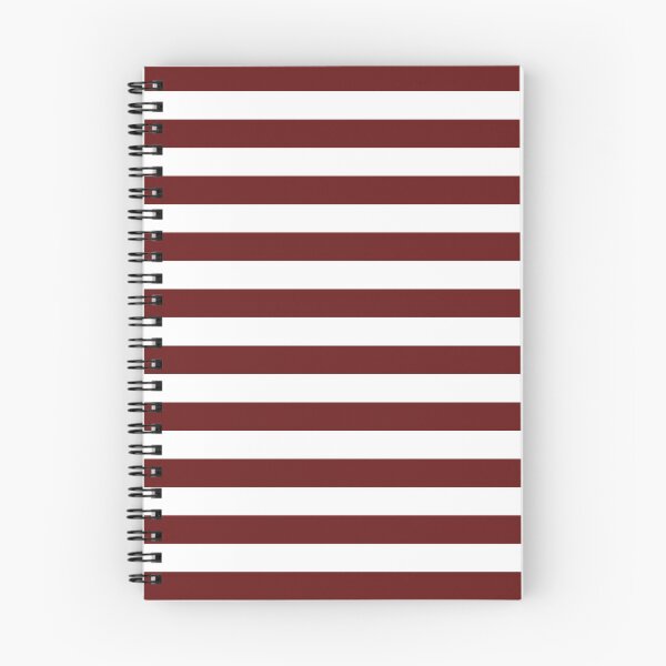 Item preview, Horizontal stripes in burgundy and white designed and sold by RishabhArts1.