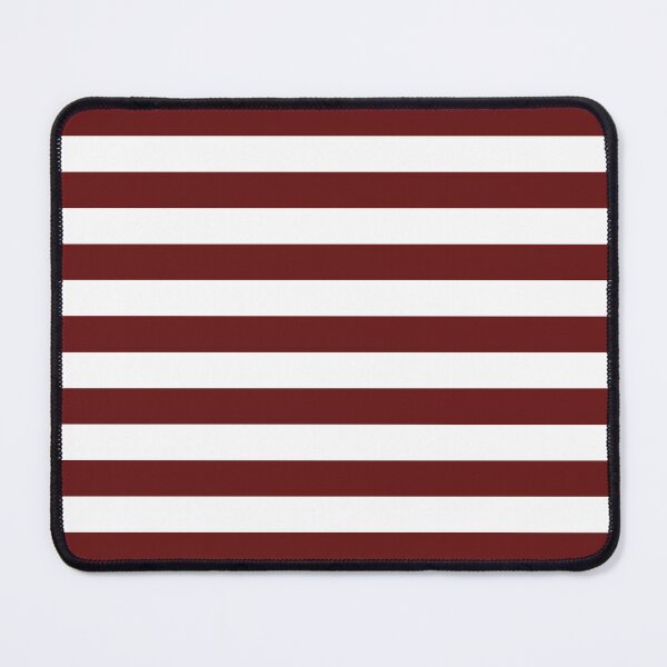 Item preview, Horizontal stripes in burgundy and white designed and sold by RishabhArts1.