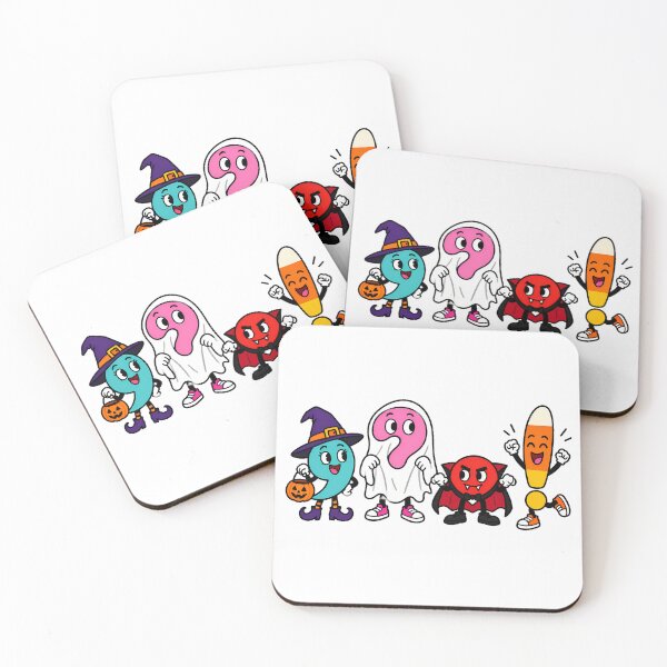 Item preview, Spooky Punctuation Costumed Grammar Gang Halloween Fun designed and sold by chattsuede.