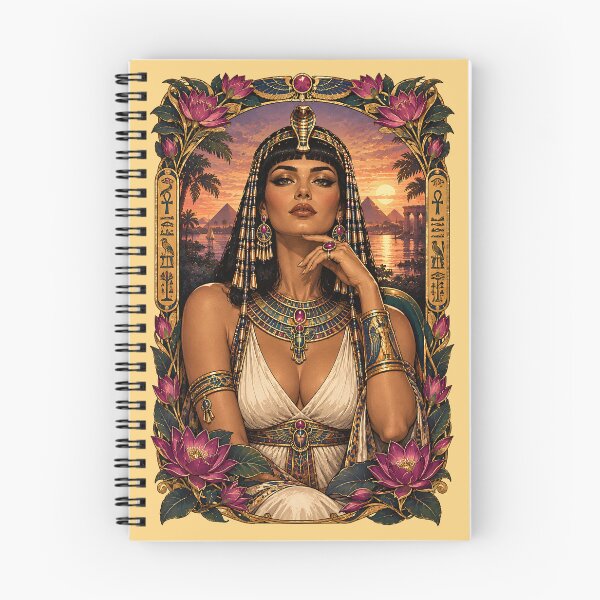 Item preview, Regal Cleopatra Egyptian Queen Art Nouveau Poster Design designed and sold by BorgSpareParts.