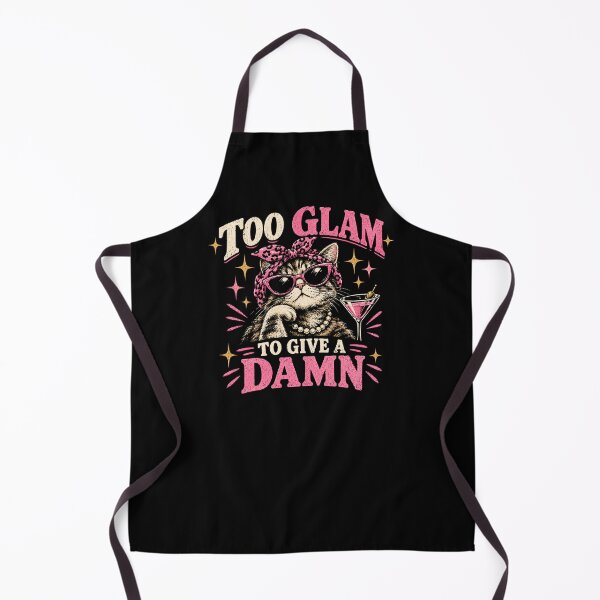 Item preview, To Glam To Give A Damn Cat designed and sold by monika-arthing.