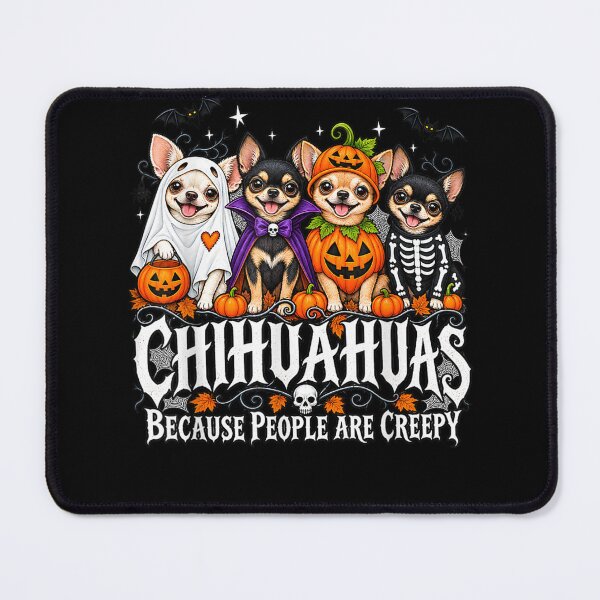 Item preview, Chihuahuas Because People are Creepy Halloween Dogs Costume designed and sold by leevekaArt.