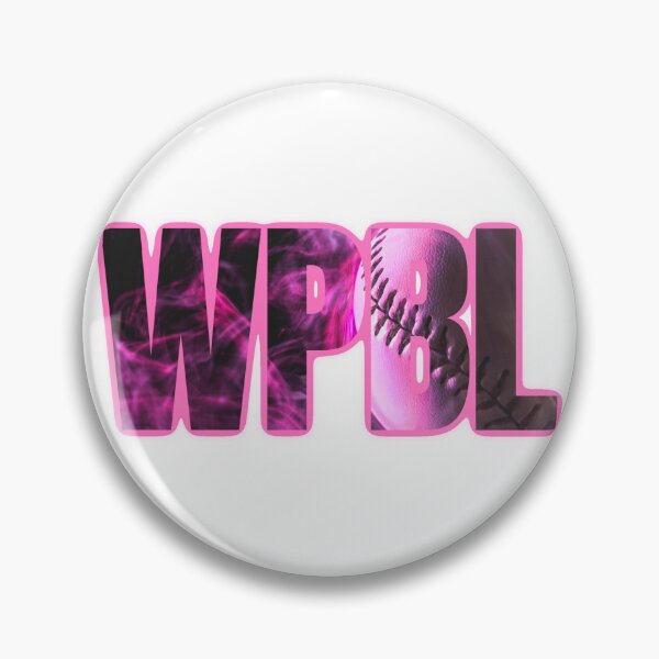 Item preview, WPBL pink baseballs designed and sold by BowlingAlleyGirl.
