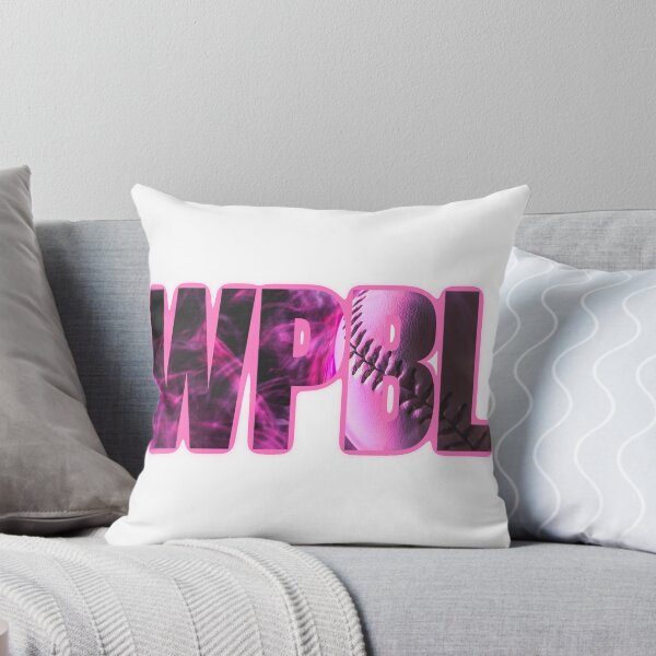 Item preview, WPBL pink baseballs designed and sold by BowlingAlleyGirl.