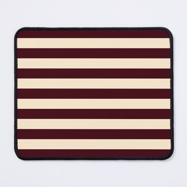 Item preview, Horizontal stripes in burgundy and cream designed and sold by RishabhArts1.