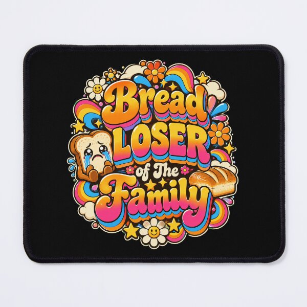 Item preview, Bread Lover of the Family Cute Rainbow Retro Graphic designed and sold by ROUX-ART.