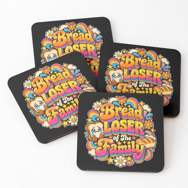 Item preview, Bread Lover of the Family Cute Rainbow Retro Graphic designed and sold by ROUX-ART.
