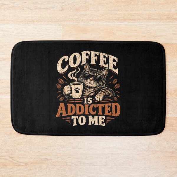 Item preview, Coffee Is Addicted To Me Cat designed and sold by monika-arthing.