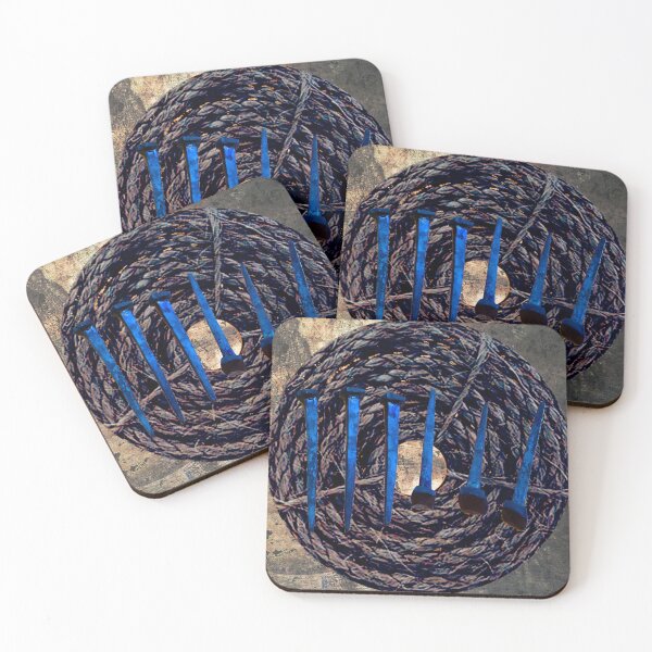 Item preview, Spiral Rope Nails Alternative Rock Band 90s Industrial Music Fan Art designed and sold by MathWare MathClips.