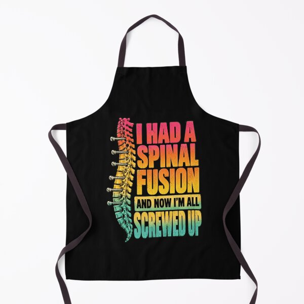 Item preview, spinal fusion back pain humor spinal surgery quote designed and sold by ROUX-ART.
