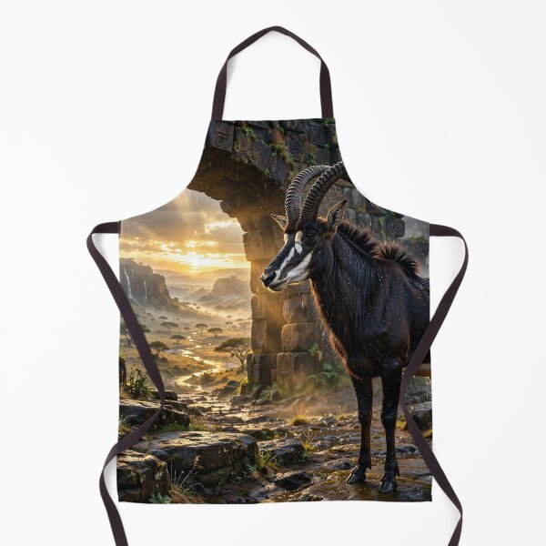 Item preview, Sable Guardian of the Forgotten Gateway designed and sold by DreamyWallVibes.