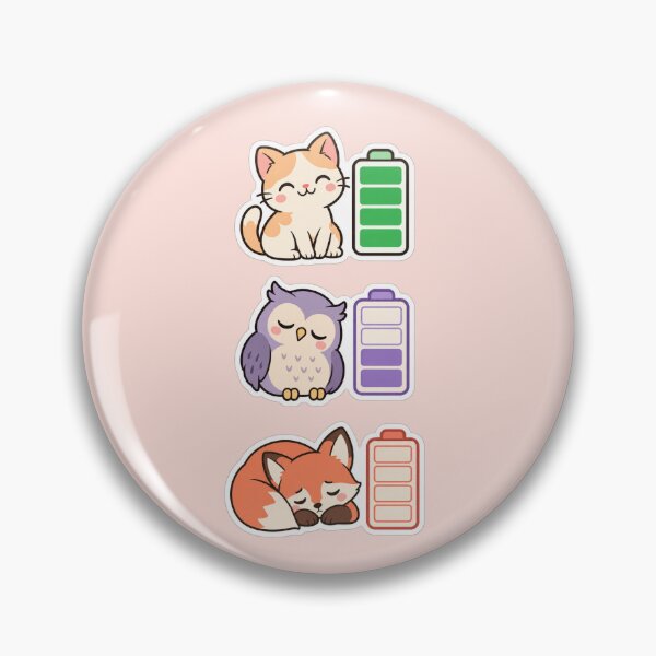 Item preview, Social Battery Animal Sticker Collection designed and sold by Inkworksbyshery.