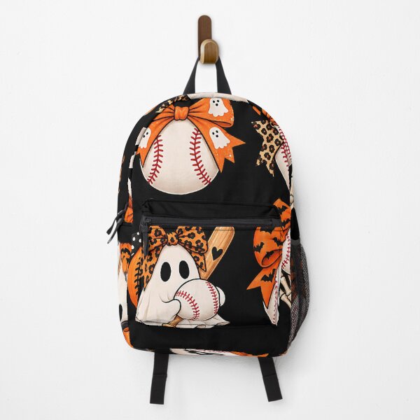 Item preview, Halloween Baseball Bow Ghosts Pumpkin Spooky Season designed and sold by khdmalakarak.